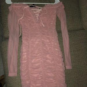 Maura Mesh Dress from Fashion Nova